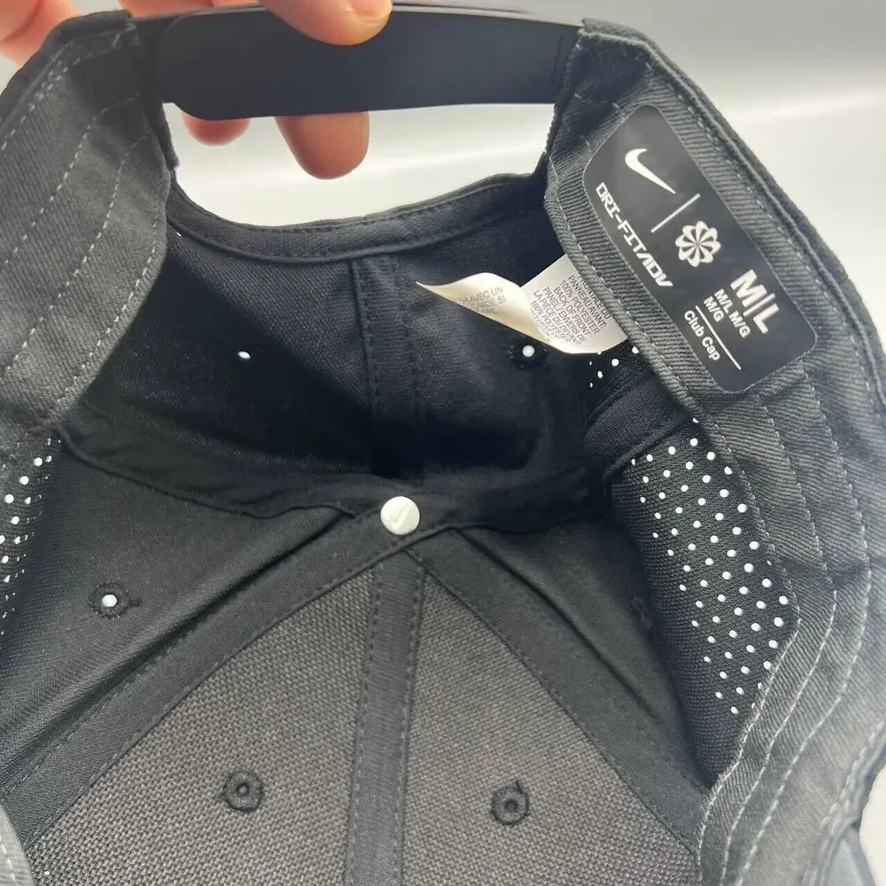 Air Jordan Dri-Fit ADV Hat Men‎ M-L Black Jumpman Snap Back Cap New